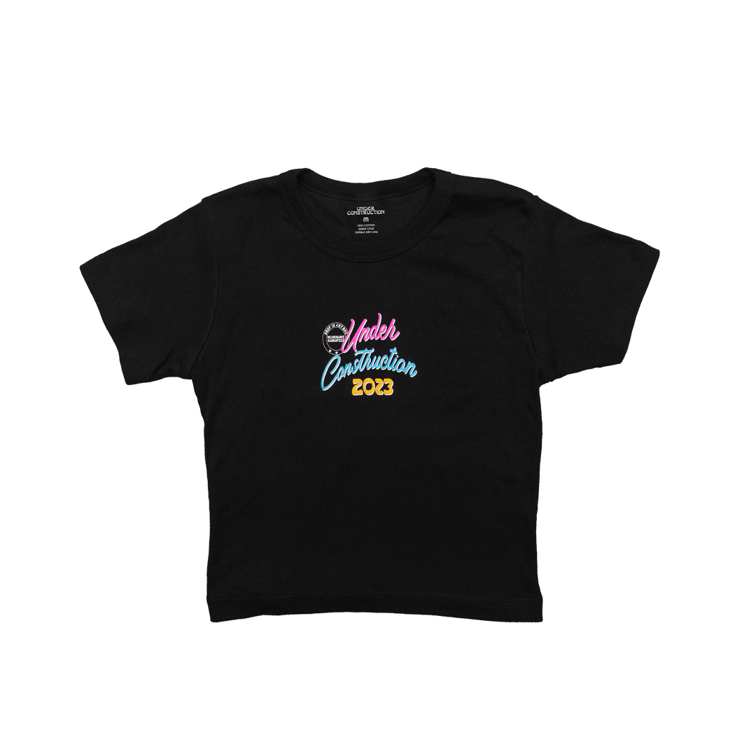 Under Construction Cropped Tee