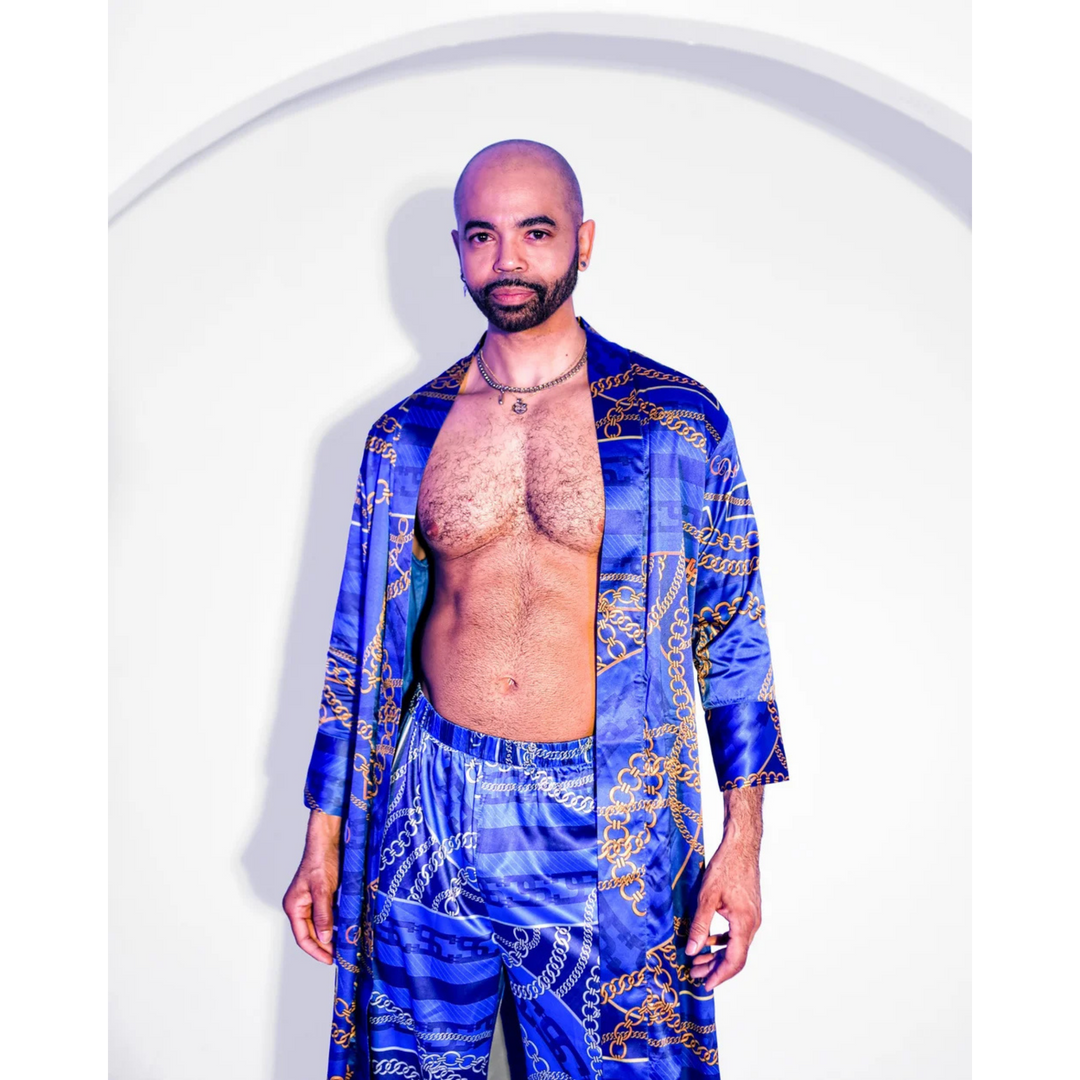 Sapphira Chain Link Robe